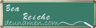 Bea Reiche Visitenkarte